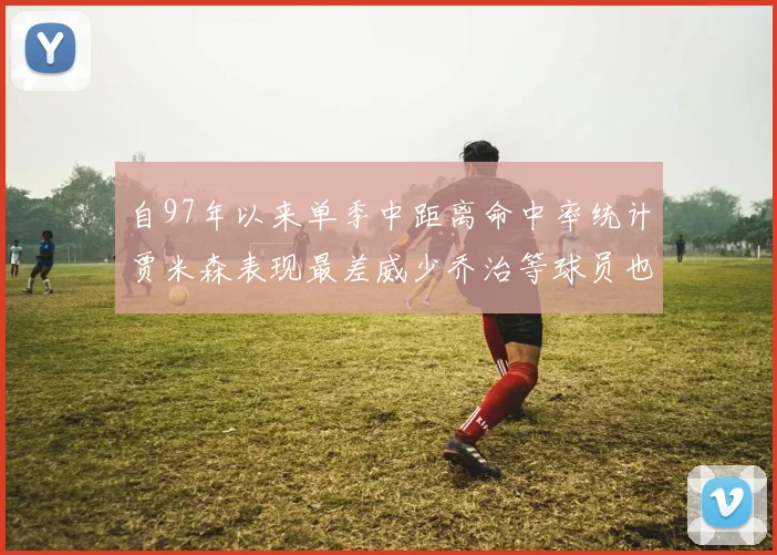 自97年以来单季中距离命中率统计贾米森表现最差威少乔治等球员也在榜上